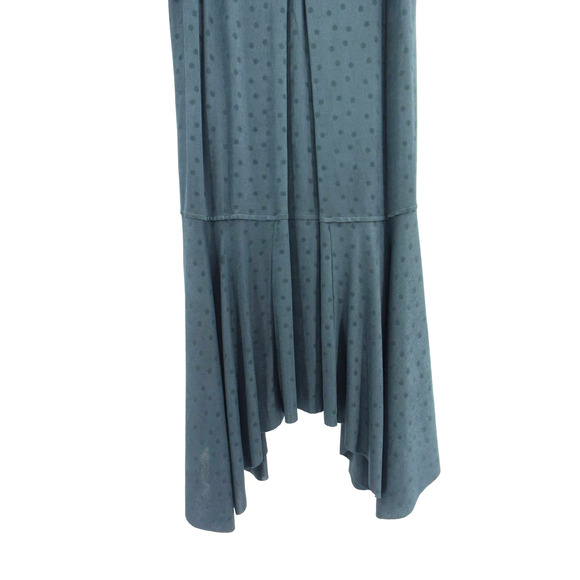 Free People Make It Count Jade Green Dot Lace Drop Waist Sleeveless Dress XS - Picture 4 of 9